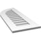 Ekena Millwork Quarter Round Top Left Surface Mount PVC Gable Vent w/ 3-1/2"W x 1"P Standard Frame, 14"W x 36"H GVPQL14X3601SN - alternate 4